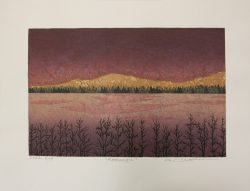 Keiji Shinohara, Romanze, 2002, Woodblock, 7 3/4 x 12 inches (19.7 x 30.5 cm), Gift of Mark M. Johnson, 2009.3.1