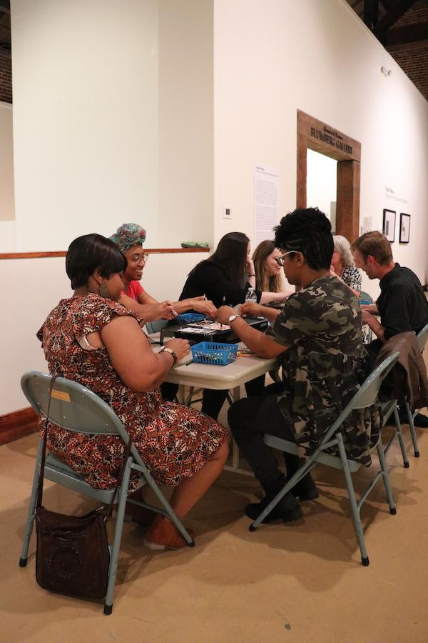 Attendees enjoy artmaking at Art After Hours in October 2019.
