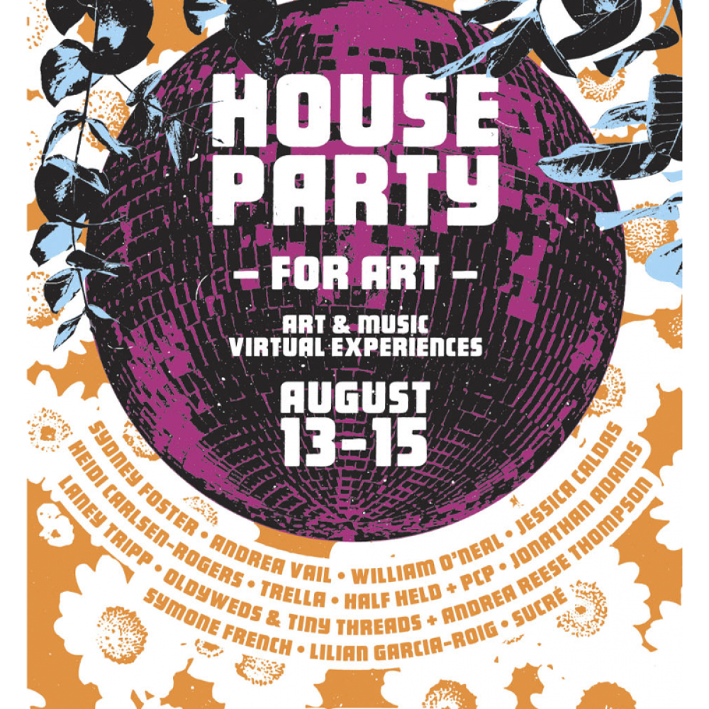 House Party For Art Poster